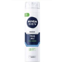 Nivea Men 200 ml Hassas Ciltlere Özel Yanma Kızarma Kuruma Engelleyici Erkek Hassas Koruma Tıraş Jeli