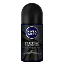 Nivea Men 50 ml Deep Dimension Aktif Karbon Espresso Etkili Koruma Roll-On Deodorant