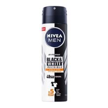 Nivea Men 72H Anti-Perspirant Black & White Invisible Güçlü Etki 50 ml Erkek Sprey Deodorant