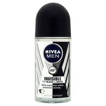 Nivea Men Black White Invisible 50 ml 72 Saat Anti-Perspirant Erkek Roll-On Deodorant