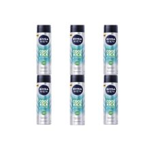 Nivea Men Cool Kick Fresh 6x150 ml Erkek Sprey Deodorant