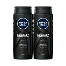 Nivea Men Deep Dimension 2x500 ml Duş Jeli