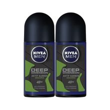 Nivea Men Deep Dimension Amazonia 2x50 ml Erkek Roll-On Deodorant