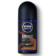 Nivea Men Deep Dimension Espresso 50 ml Erkek Roll-On Deodorant