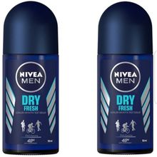 Nivea Men Dry Fresh 2x50 ml Erkek Roll-On