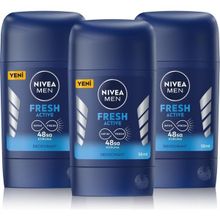 Nivea Men Fresh Active 3x50 ml Erkek Stick Deodorant