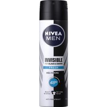 Nivea Men Insivible Black White Fresh 150 ml Sprey Deodorant