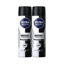 Nivea Men Invisible Black White Power 2x150 Ml Deodorant