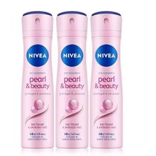 Nivea Pearl & Beauty Antiperspirant 3x50 ml Kadın Sprey Deodorant