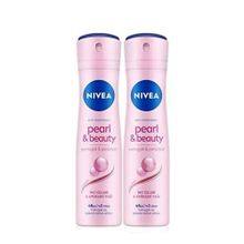 Nivea Pearly Beauty 2x150 ml Kadın Sprey Deodorant
