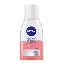 Nivea Pembe 125 ml Hassas Bakım Yapan Çift Fazlı Göz Makyaj Temizleyici