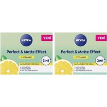 Nivea Perfect Matte Effect C Vitaminli 2x50 ml Yüz Kremi