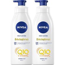Nivea Q10 Normal Ciltler 2x400 ml Vücut Sıkılaştırıcı Losyonu