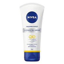 Nivea Q10 Yaşlanma Karşıtı 3 Etkili 75 ml Yoğun Nemlendirici El Kremi
