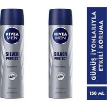 Nivea Silver Protect 2x150 ml Erkek Deodorant