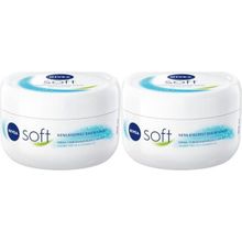 Nivea Soft 2x300 ml El Yüz Vücut Nemlendirici Bakım Kremi