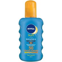 Nivea Sun Koruma ve Bronzluk 200 ml SPF50 Bronzlaştırıcı Sprey Krem