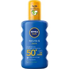 Nivea Sun Koruma Ve Nem Spf 50 Faktör 200 ml Sprey Güneş Kremi