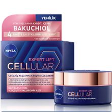 Nivea Visage Cellular Expert Lift Doğal Retinol 50 ml Alternatifi Saf Bakuchiol ve Hyaluronik Asit İçeren Gece Kremi