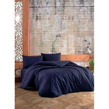 Nivemes Home Lacivert %100 Pamuk Çift Kişilik Nevresim Takımı