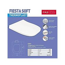 Nkp Fiesta Kare Soft Close Yavaş Kapanan Amortisörlü Klozet Kapağı