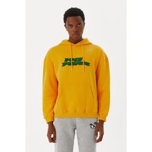 No Fear M500243 Sarı Kırmızı Kapüşonlu Erkek Sweatshirt