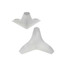 Nobel Yunus 12 cm Beyaz Plastik Mobilya Ayağı