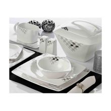 Noble Life 12372 Bone China 605 Platin Grace 86 Parça Yemek Takımı