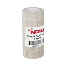 Noki 19x33 m 6 Adet Şeffaf Bant