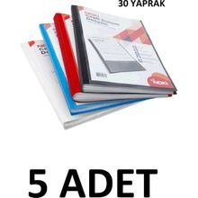 Noki 5 Adet 30 Yaprak Karışık Renk Cepli Sunum Dosyası