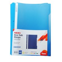 Noki Eco 50'li 3 Paket Mavi Telli Dosya