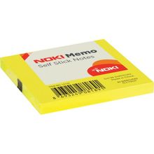 Noki Memo 75x75 mm Limon Sarı 5'li Ekonomik Paket Çizgisiz Bloknot