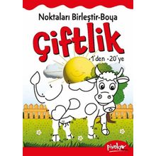 Noktaları Birleştir-Boya Çiftlik 1 den 20 ye - Pinokyo Yayınları