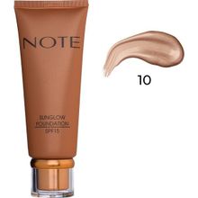 Note No:10 Sunglow Foundation Işıltılı Bronzlaştırıcı Fondöten