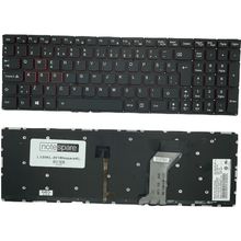 Notespare Lenovo Edge 2-1580 Type 80QF Uyumlu Siyah TR Işıklı Klavye