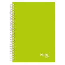 Notte 60-367 Spiralli Plastik Kapak A4 Trend 160 Yaprak Çizgili Defter
