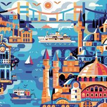 Nova 1000 Parça Panoramik İstanbul Manzarası Puzzle