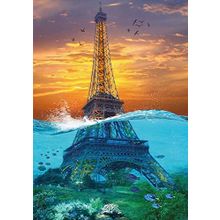 Nova 1500 Parça Fantastik Eyfel Kulesi Mini Puzzle