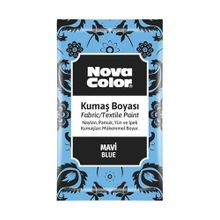 Nova Color 12 gr Mavi Toz Kumaş Boyası