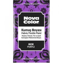 Nova Color 12 gr Mor Toz Kumaş Boyası