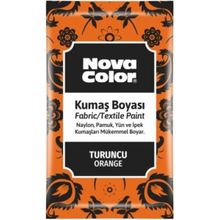 Nova Color 12 gr Turuncu Toz Kumaş Boyası