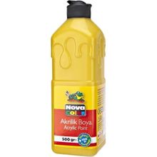 Nova Color 500 ml Sarı Akrilik Boya