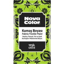 Nova Color Kumaş Boyası Toz Yeşil 12 gr.