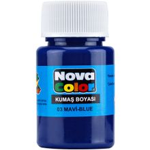Nova Color Mavi Kumaş Boyası