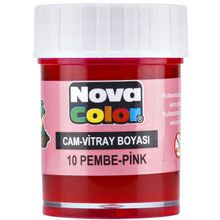 Nova Color NC-158 Pembe Şişe Su Bazlı Cam Boyası