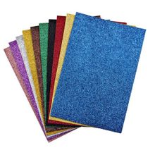 Nova Color Nc-271 Eva 20x30 cm Simli 10'lu Karışık Renk Fon Kartonu