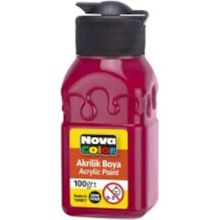 Nova Color NC-3024 250 gr Magenta Kırmızısı Rengi Akrilik Boya