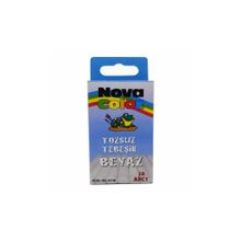 Nova Color NC-4110 10 Adet Beyaz Tozsuz Tebeşir
