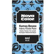 Nova Color NC-902 12 gr Mavi Toz Kumaş Boyası