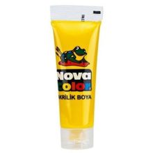 Nova Color Sarı Tüp 75 gr Akrilik Boya